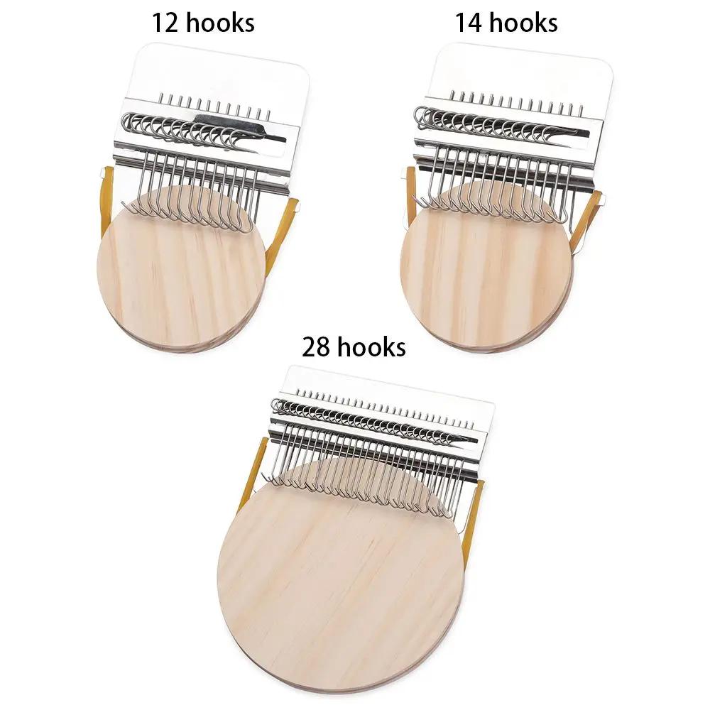 Convenient Wooden Makes Beautiful Stitching Darning Machine Loom Fun Mending Loom Small Loom Speedweve Type Weave Tool