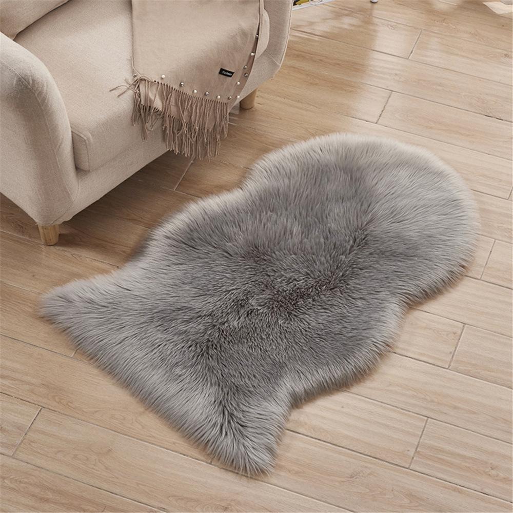 Household Carpet Imitation Sheepskin Plush Floor Mat Living Room Bedroom Sofa Mat