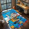 Floor Mat Gundam Large Area Non Slip Washable Rug Bedroom Gamer Room Decor