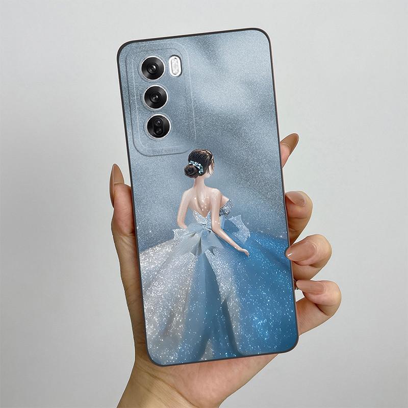 For OPPO Reno 12 CPH2625 Reno12 Pro Phone Case 12pro 5G CPH2629 Love Heart Silicone Soft Shockproof Back Cover Protective Shell