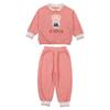 Girls Fashion Sweatshirt Tracksuit Set Casual Sporty Two Piece Outfit For Toddler Baby Spring Autumn