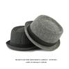 Herbst Winter Hut Herren Britischer Retro Jazzhut Melone Klassischer Karohut
