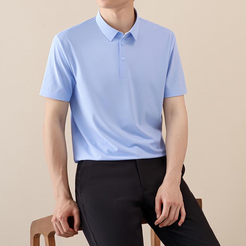 Men's Ice Silk Short Sleeve Polo Shirt