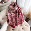  Winter Women Cashmere Scarf Thick Warm Pashmina Shawls Wraps Floral Jacquard Lady Blanket Echarpe Bufanda Female New