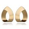 Fashion Personality Fashion Jewelry Ladies Irregular Geometric Water Drop Metal Earrings Earrings