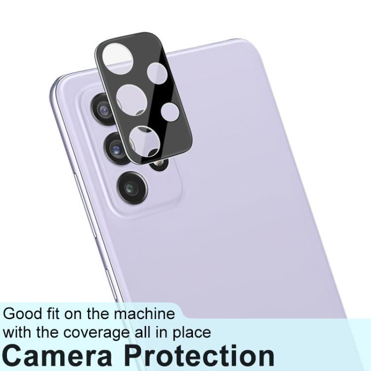 imak Integrated Rear Camera Lens Tempered Glass Film with Lens Cap Black Version For Samsung Galaxy A73