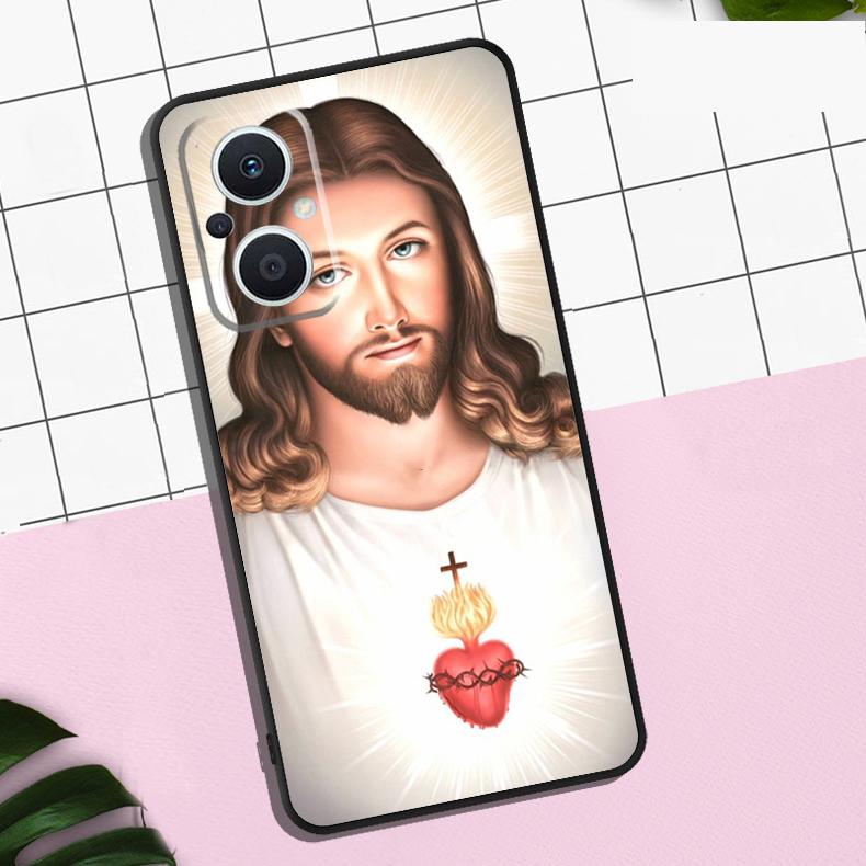 Divine Mercy Jesus Case For OPPO Reno 13F 12F 11F 8T 7 8 10 11 12 13 Pro OPPO Find X8 X6 Pro X3 X5 Lite Cover