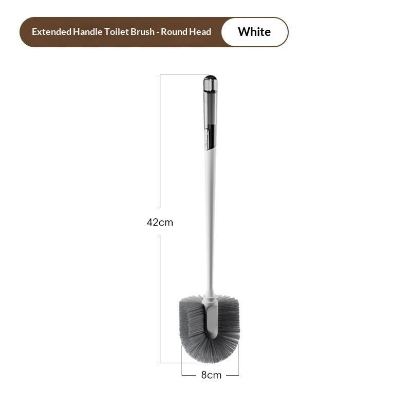 Toilet Brush, Long-handled Bathroom Brush, Floor and Toilet Curved Gap Cleaning Brush, Squat Toilet Brush.