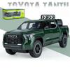 1/24 TOYOTA Tundra TRD Pickup Truck Off-Road Diecast Alloy Miniature Toy Car Model Pull Back Sound Light Collection Gift for Boy