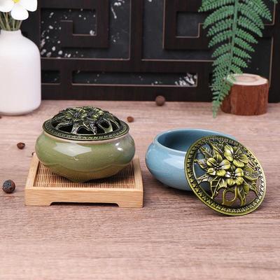 Keramický Kadidlový Horák na Rozbíjanie Ľadu Cievka Kužeľová Tyčinka Držiak na Kadidlo Domáce Ozdoby Japonské Kadidlové Horáky Zen Dekor