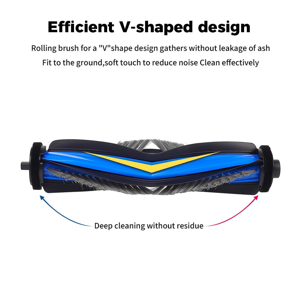 For Ecovacs Deebot T50 Pro/T50 PRO OMNI/T50 OMNI/X8 Pro OMNI/X8 Pro OMNI/N30 Omni/T80 Omni Robot Vacuum Cleaner Main Brush Parts
