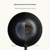 Wenlun Mountain Pebble Non-stick Iron Wok