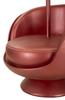Table Lamp Midcentury Red Cm Ø 26X43