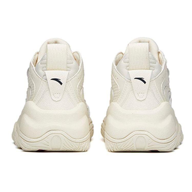 Anta Lifestyle Series Shock Absorbing Wear Resistant Low Top Dad Shoes Women sneakers Off-White 122148090R-1