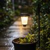 Solar-powered Outdoor Flower Pot Floor Lamp,  Solar Decorative Lamp, Warm   Light For Garden Terraces And Porches.