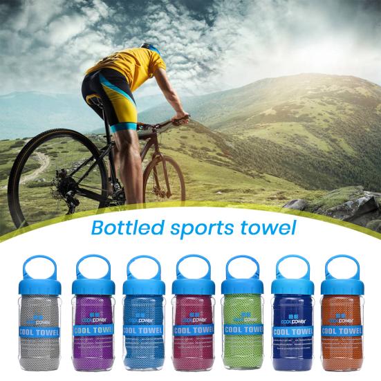 Toalla de enfriamiento instantáneo Extra suave, secado rápido, absorción del sudor, transpirable, para correr, Yoga, entrenamiento, toalla fría, suministros deportivos