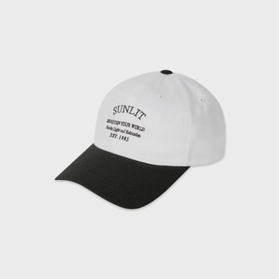 Sonnenbeschienene HERITAGE LOGO BASEBALLKAPPE (WEISS/ANTHRAZIT)