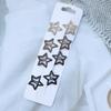 8Pcs/set Japanese Korean New Coffee Color Matte Bb Clip Metal Bangs Broken Hairpin DIY Paint Hairpin Hair Accessories