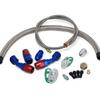 For T3 T4 T3/T4 T70 T66 To4E Turbo Oil Feed Line Oil Return Line Oil Drain Line Kit