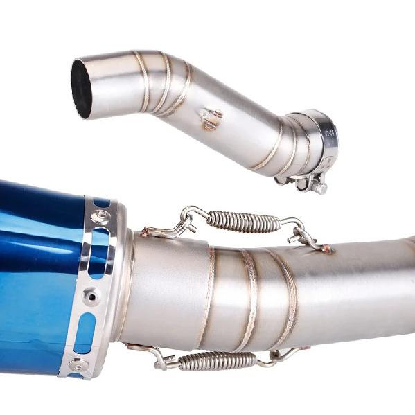 Motorcycle Exhaust Escape Modify Mid Link Pipe For Honda CBR500 CBR500R CB500F CB500X CB400 CBR400 CB400X CB400F 2016 - 2022