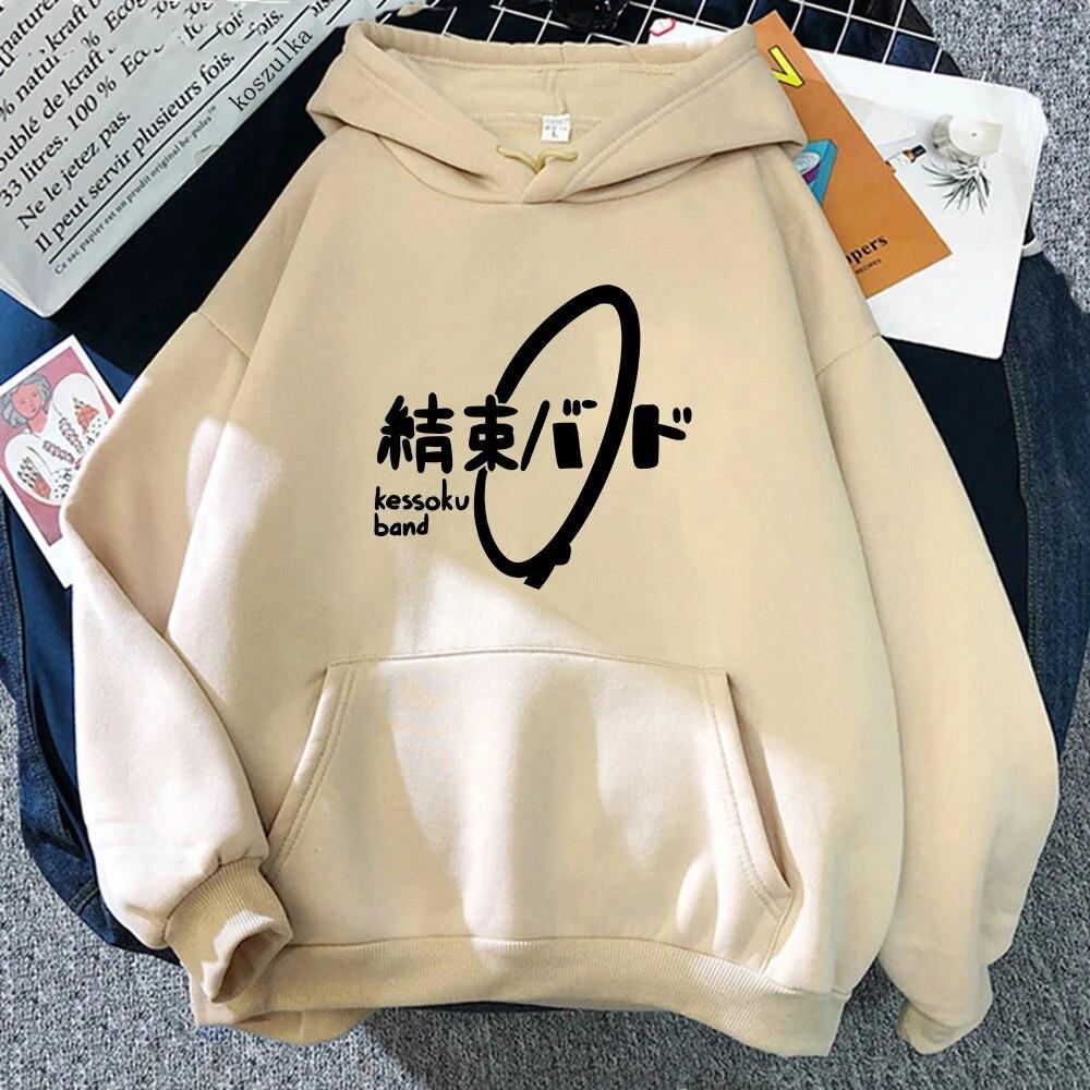 

2023 Anime Bocchi The Rock Hoodies Winter Women Hoodie Kessoku Band Spring/Autumn Sweatshirt Vintage Harajuku Aesthetic Sudadera