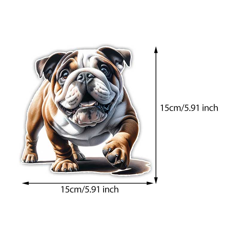 British Bulldog Car Sticker Vinyl Decal Waterproof Rear Window Motorcycle Camper Bumper Truck Laptop Decoration TM366