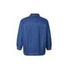 adidas Originals Adicolor Denim Adilenium 3-Stripes Track Top Comfortable Fashion Trendy Simple Sports Denim Jacket Women Tops JY2896