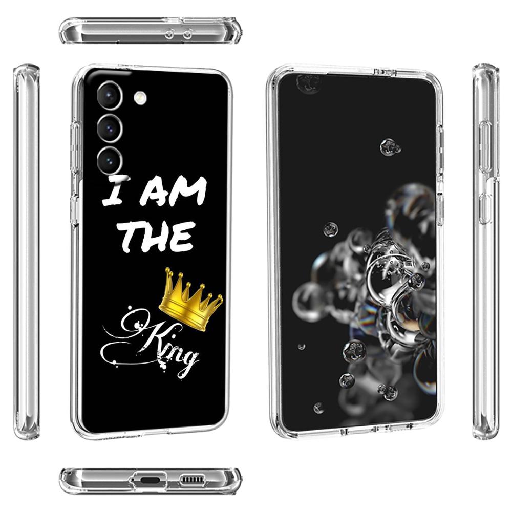 Cute Mom Queen Princess Case For Samsung Galaxy S22 S20 FE S21 Plus S10 S9 Note 20 9 10 Lite Transparent Soft Phone Cover