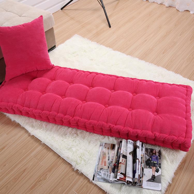 

Long Cushion Thickening Garden Chair Cushion Solid Color Home Seat Mat Floor Cushion 55x155/55x165cm 50x55cm 1pc розы красного