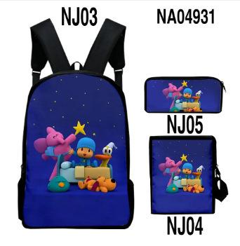 Leerlingen van de basis- en middelbare school Drie-delige schooltas Kinderrugzak Schoudertas Etui Overige three-piece set