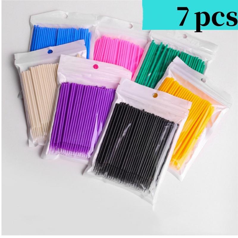 YS00136--100pcs Durable Disposable Micro Brush Eyelash Extension Eye Lash Glue Applicators Cleaning Swab Sticks Makeup Tools