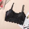 Spetsblomma Vacker Rygg BH Wrap Bröst Tubtopp Vadderad Anti-exponerings BH Damer Flickor V-ringad Camisole BH