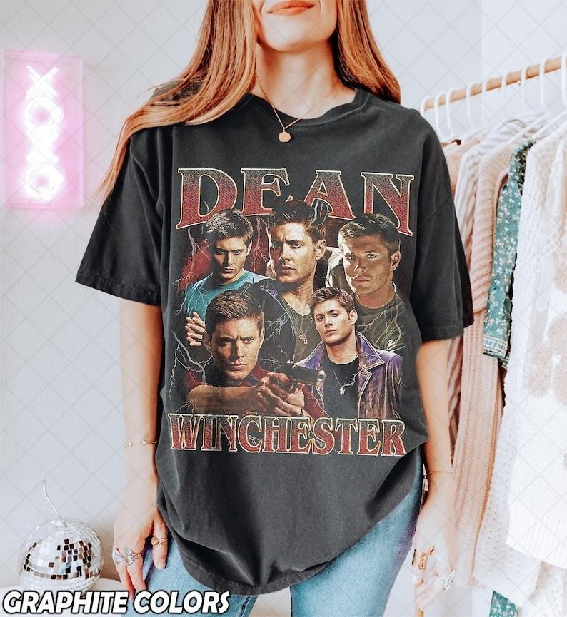 Vintage Dean Winchester Shirt Supernatural Dean Winchester Bootleg Tee Unisex T-Shirt XXL