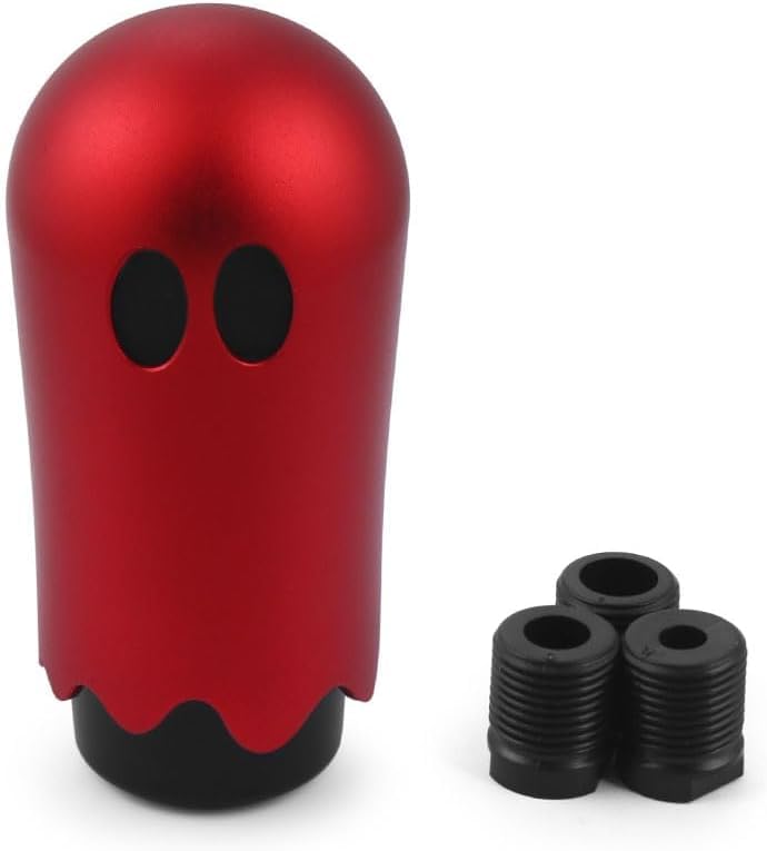 

MUTEKI Ручка переключения передач для автомобиля, Хэллоуин, Призрак, Милый, Демонический стиль, Универсальная ручка переключения передач, Выдвижная, красный