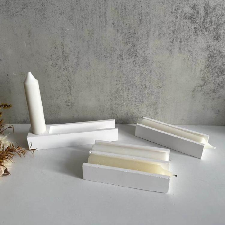 Elongated Silicone Craft Mould 3D Elongated Candle Holder Mould Decorations Tool