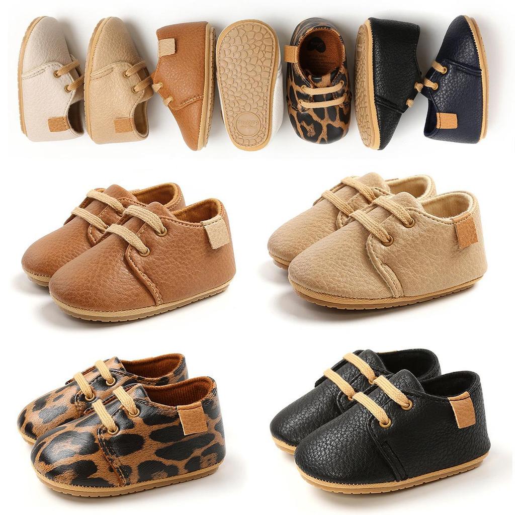 Spring & Autumn Soft Sole Baby Shoes for Boys & Girls - TPR Walker, Little Wave Design, Multiple Colors