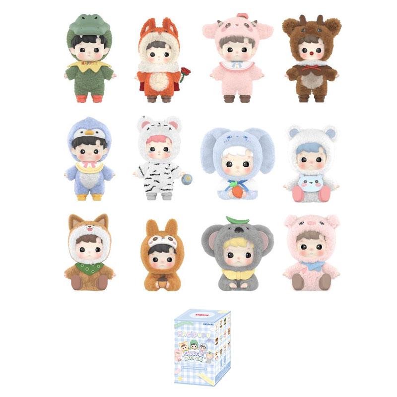 POP MART HACIPUPU Animal Applique Animal Collection Mystery Boxes, Single Mystery Box