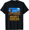 Mighty Gideon 2D Pixel Graphic Bible Christian Faith Hero T-Shirt