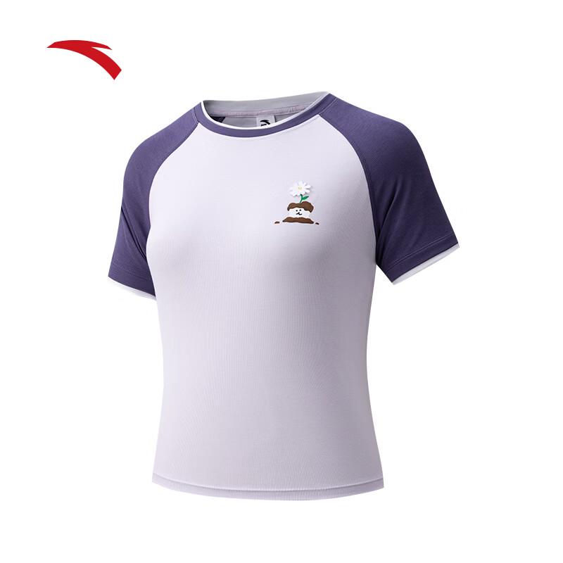 Anta x Daimengding Women s Slim Fit Ice Silk Sports T-Shirt 2XL