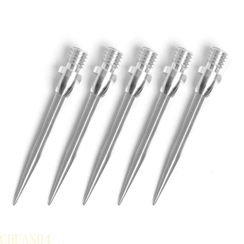 A1A2 Set of 5 Dart Steel Points Converter Points 2BA Thread Tip for Steel Tip Dart and Soft Tip Dart Part Dart Accessories