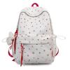 Schoolbag Korean Star Print Ins Niche Schoolbag Female Middle School Student High Value Large Capacity Versatile Lightweight Backpack