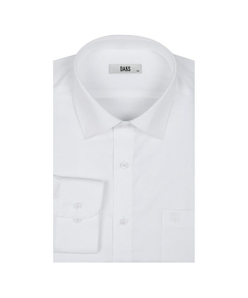 Dagseusyeocheu Cotton Blend Easy Care Solid Dress Shirt_Dlp1Shdl102A1