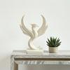 3D Printed Phoenix Figurine Modern Minimalist Abstract Phoenix Statue Sculpture Desktop Decoration for Home Office Living Room