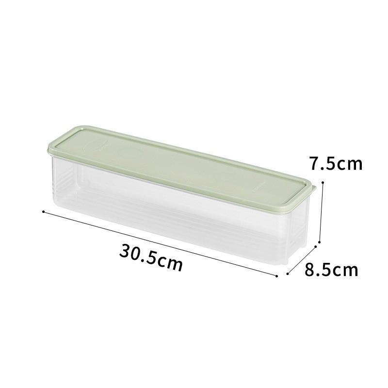 Sealed Noodles Crisper Plastic Noodles Spaghetti Box Kitchen Refrigerator Storage Box Food-Grade Noodle Storage Box