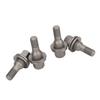 17mm Hex Wheel Lug Bolts Replacement High Strength Steel Studs for Peugeot 206 207