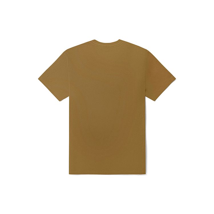 Vans Klasyczny T-shirt Casual z Nadrukiem Logo, Oddychający, Okrągły Dekolt, Krótki Rękaw, Unisex, Jasnożółty VN0A4MM6DZ9