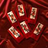 6pcs Bronzing New Year Red Envelope 2026 Horse Year Lucky Red Bag Money Envelopes  Wedding Party