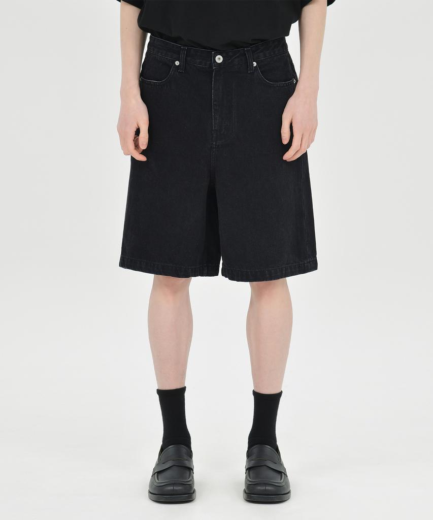Beulaunyadeu 24Ss Denim Shorts, Black