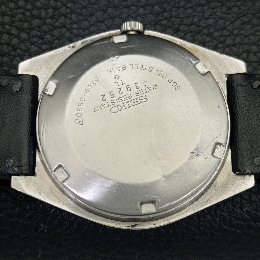 AUTOMATIC VINTAGE SEIKO 5 JAPAN 6309A MENS YELLOW COLOR DIAL WATCH A702738-1 R210-a702738