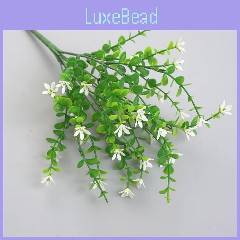 Robusta Smith Eucalyptus Plant With Plastic Flowers For Indoor Decor Home